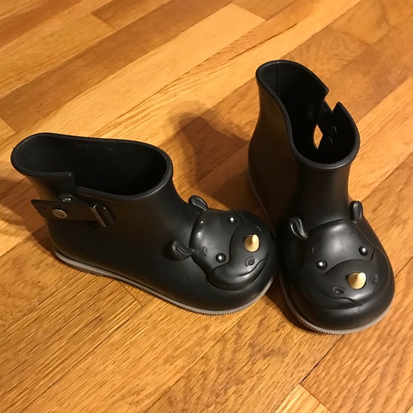 mini melissa rhino rain boots